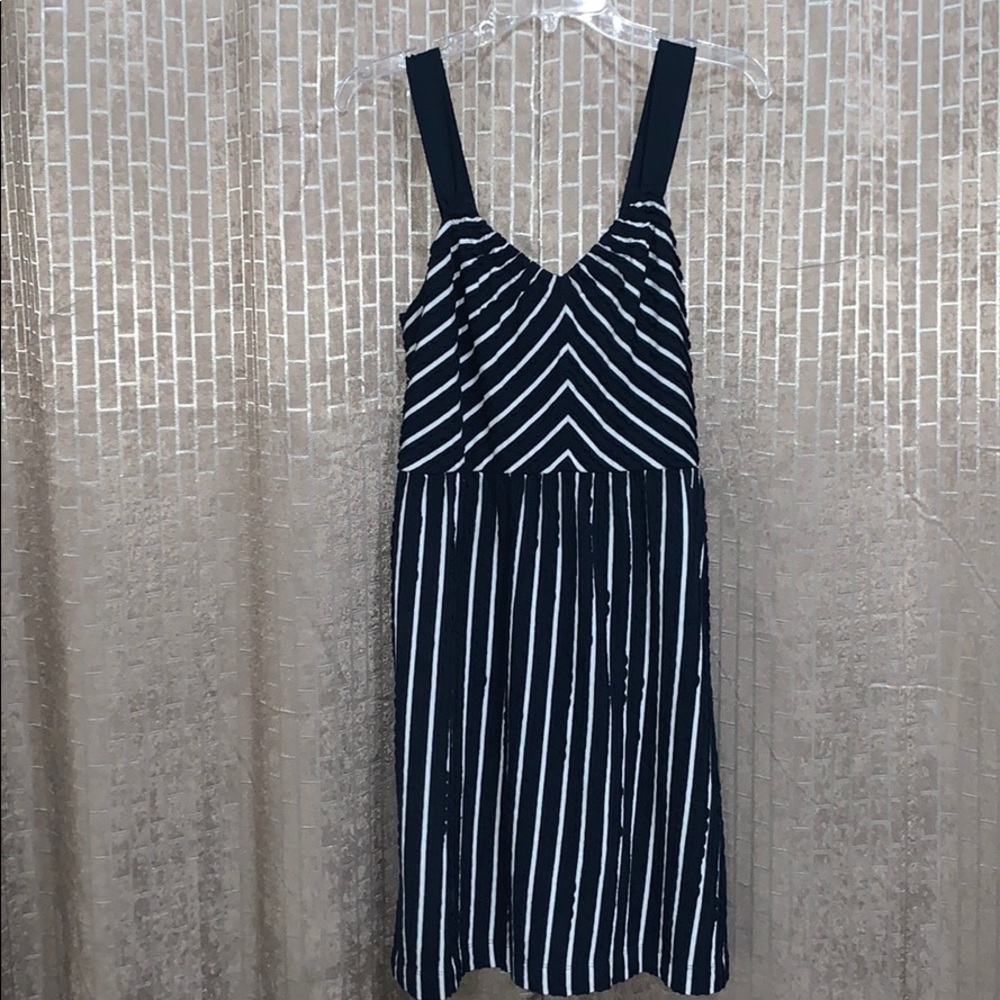 LOFT Navy with white Stripes 8